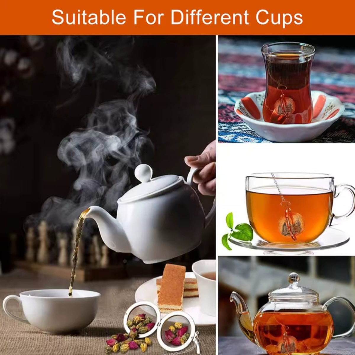 Stainless Steel Mesh Tea Ball Infuser