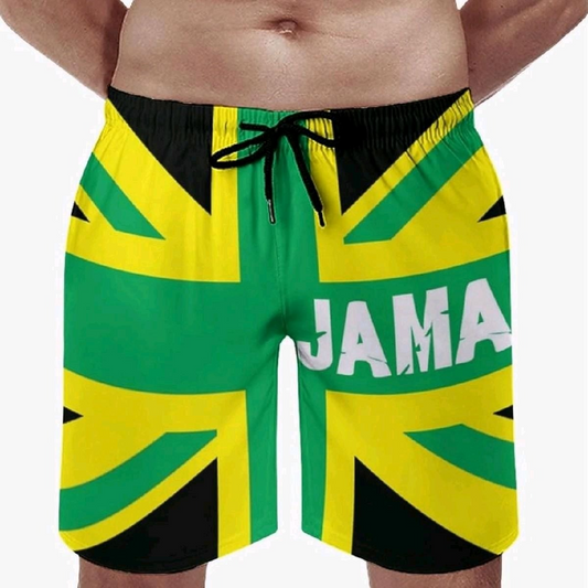3D Printed Jamaican Flag Kingdom Board Shorts