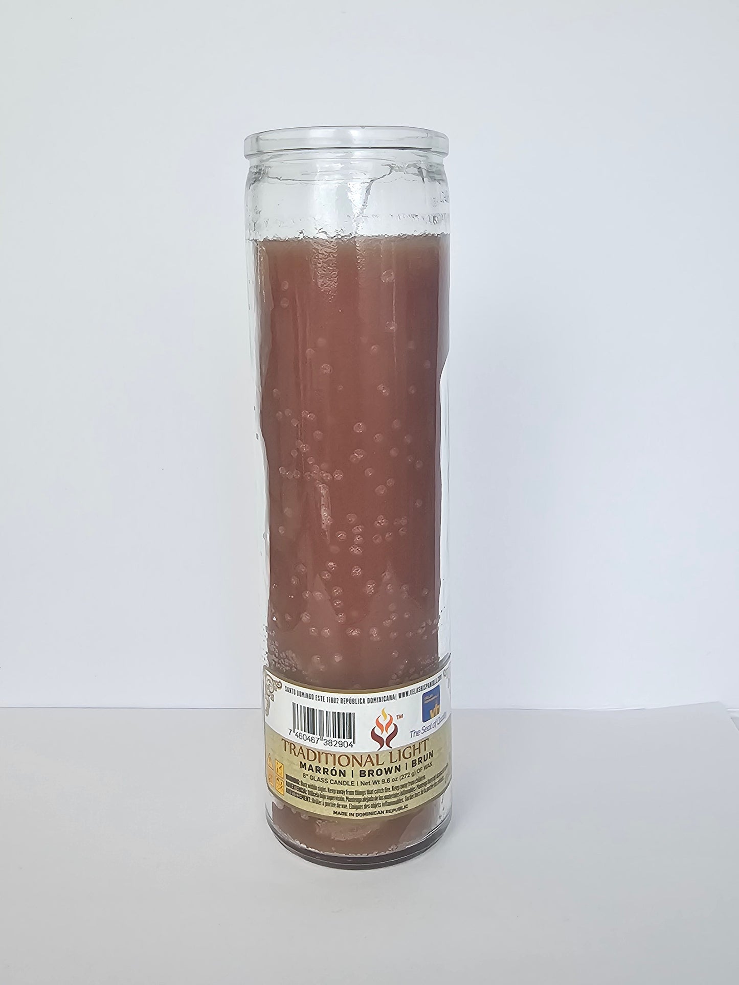 Brown Plain 7 Day Prayer Candle