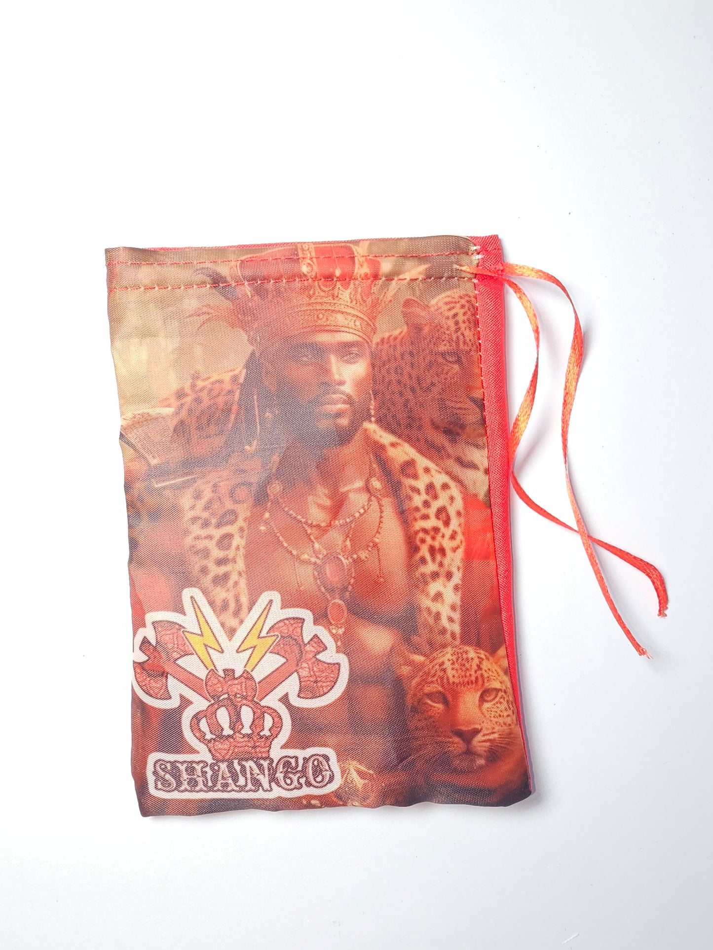 Shango Drawstring Pouch | Orisha of Thunder, Power & Justice