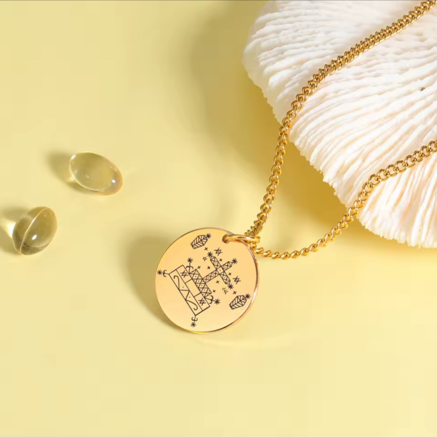 Baron Samedi Gold Necklace
