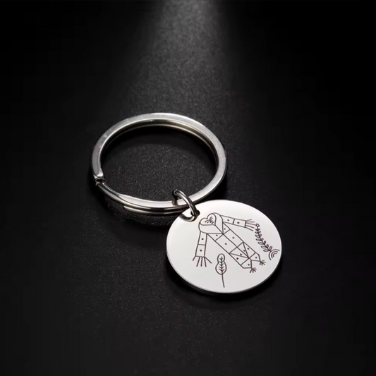 Gran Bwa Veve Keychain