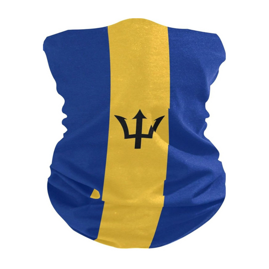 Barbados Flag Neck Gaiter Bandana