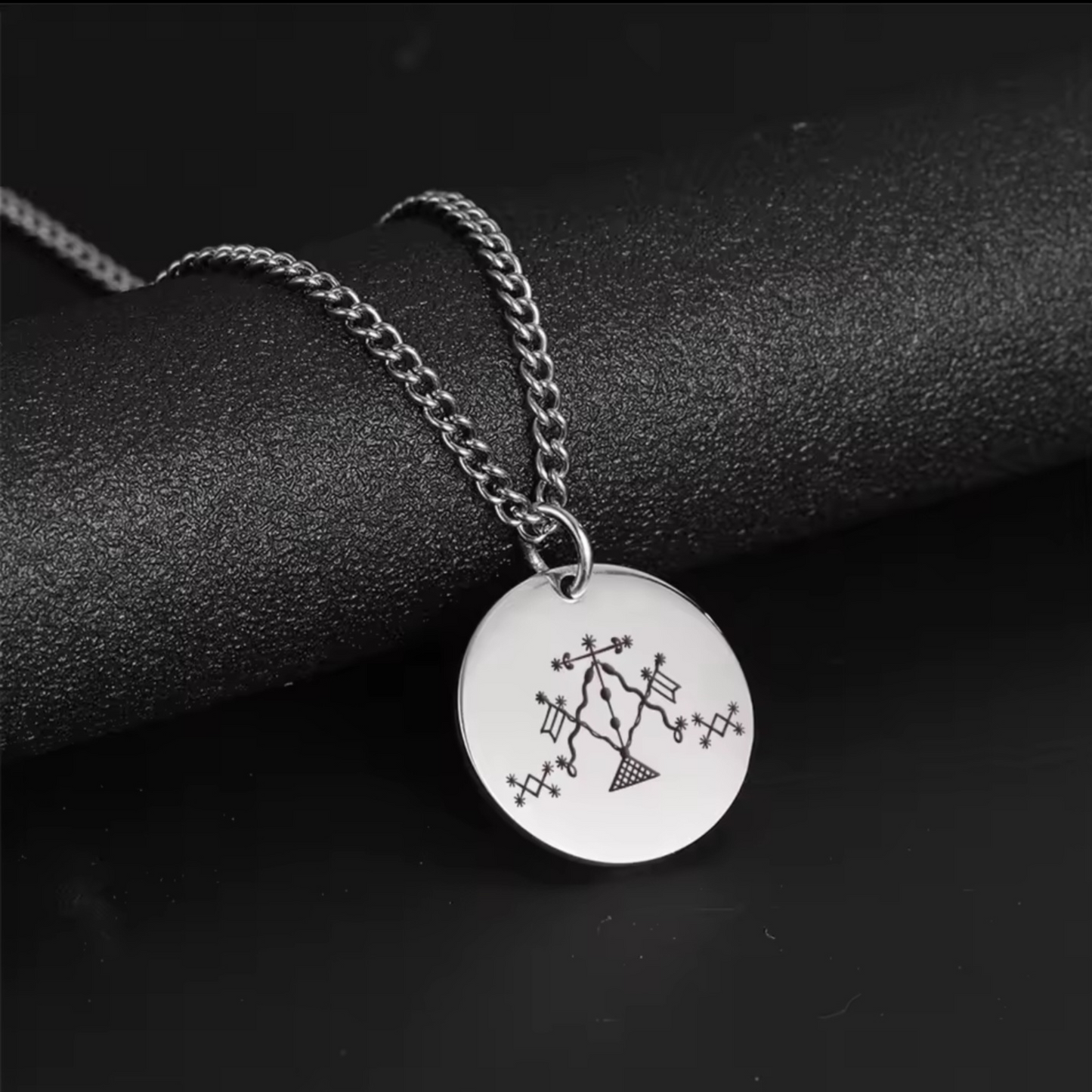Silver Damballa Necklace