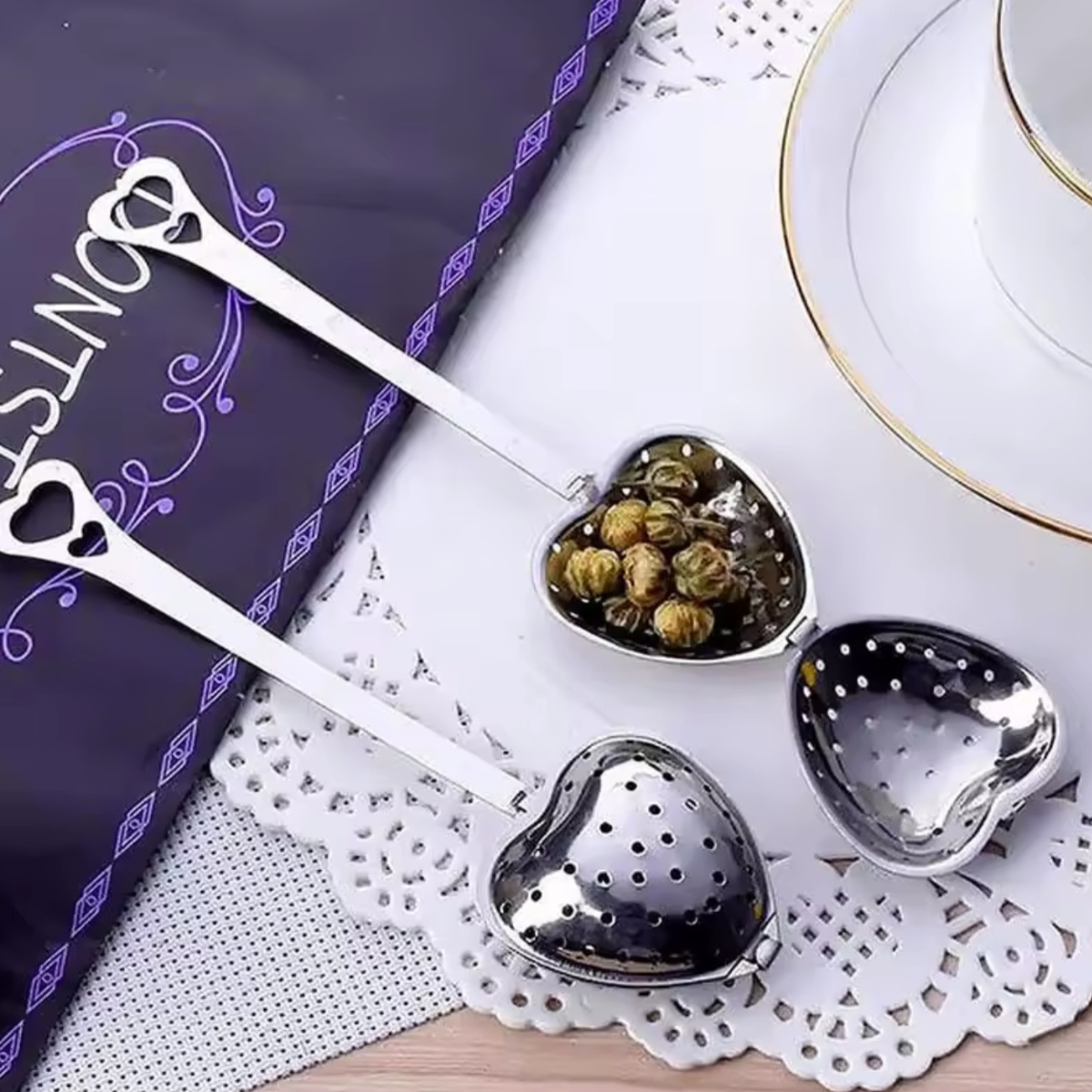 Heart Shaped Tea Strainer