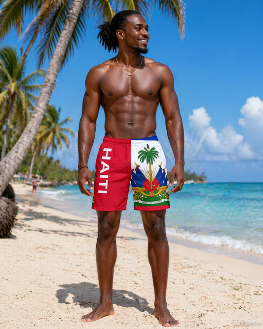 Man wear Haiti short