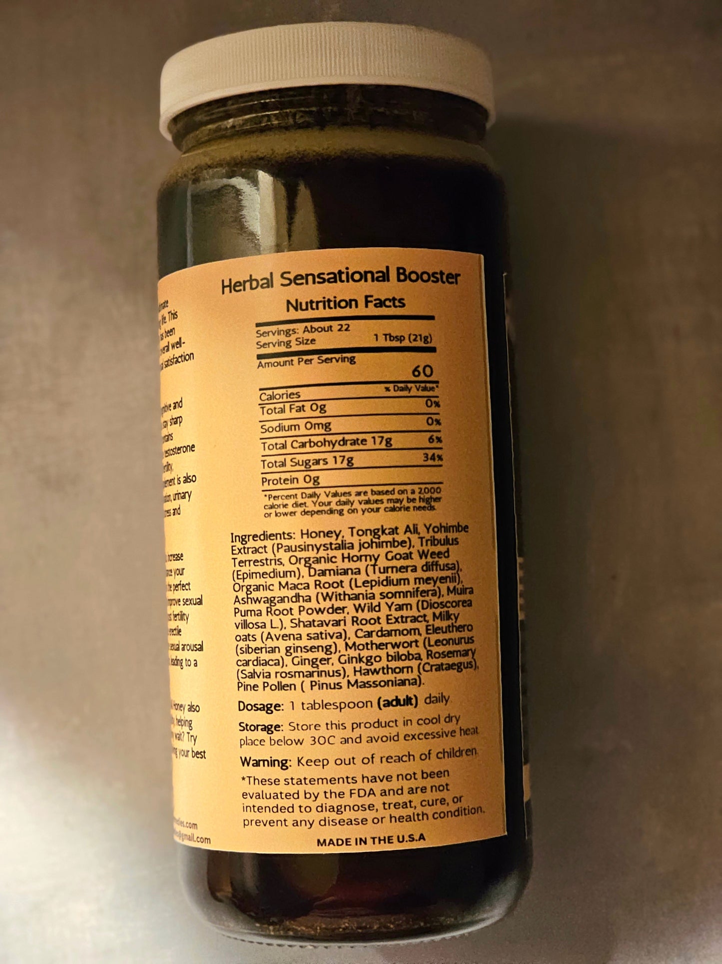 Lakay Remedies Tongkat Ali Honey Sexual Enhancer
