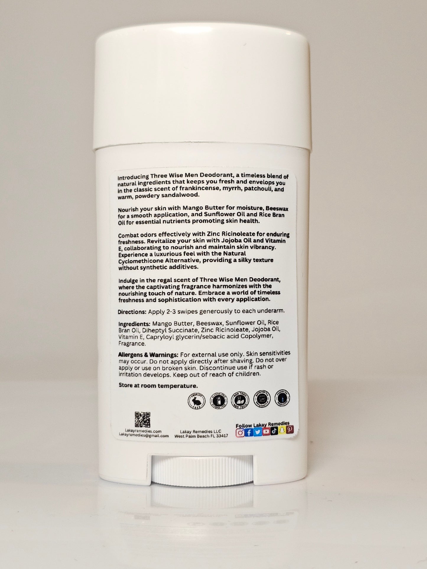 Three Wise Men Natural Deodorant