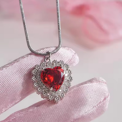 Dagger through Heart Necklace Freda