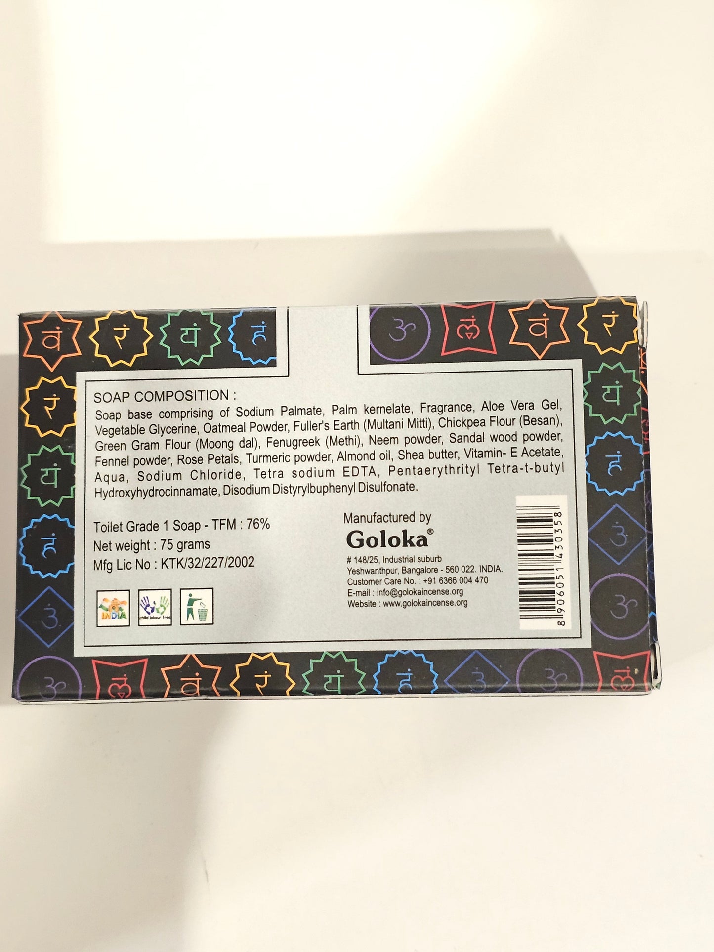 Goloka Nourishing 7 Chakra Natural Soap | Energising & Balancing