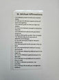 St. Michael Affirmation Card