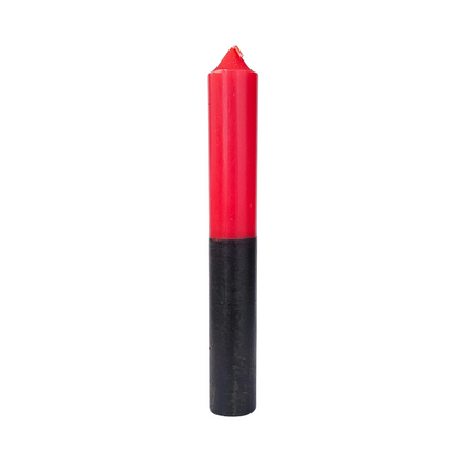 9" Jumbo Chime Double Red & Black Color Candles