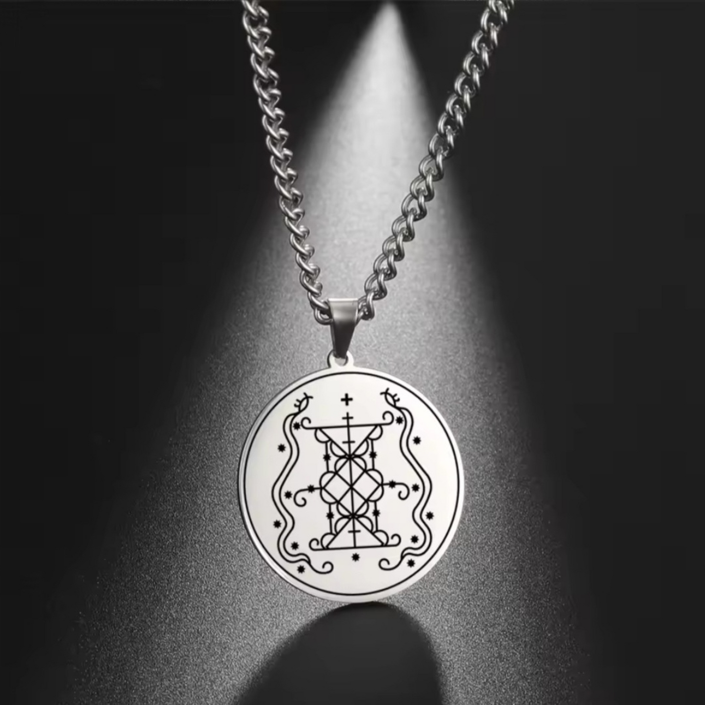 Silver Papa Damballah Necklace