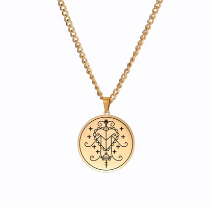 Gold Erzulie Freda Necklace 