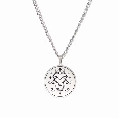 Silver Erzulie Freda Necklace 