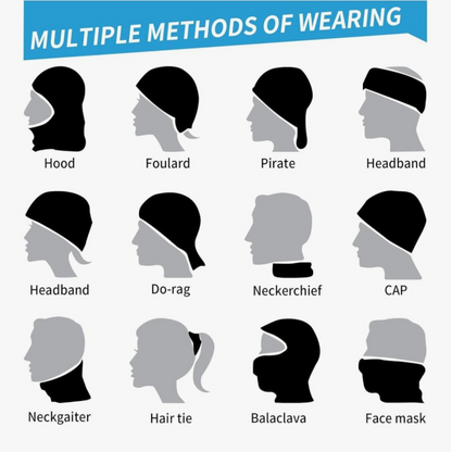 Bahamas Flag Neck Gaiter Bandana