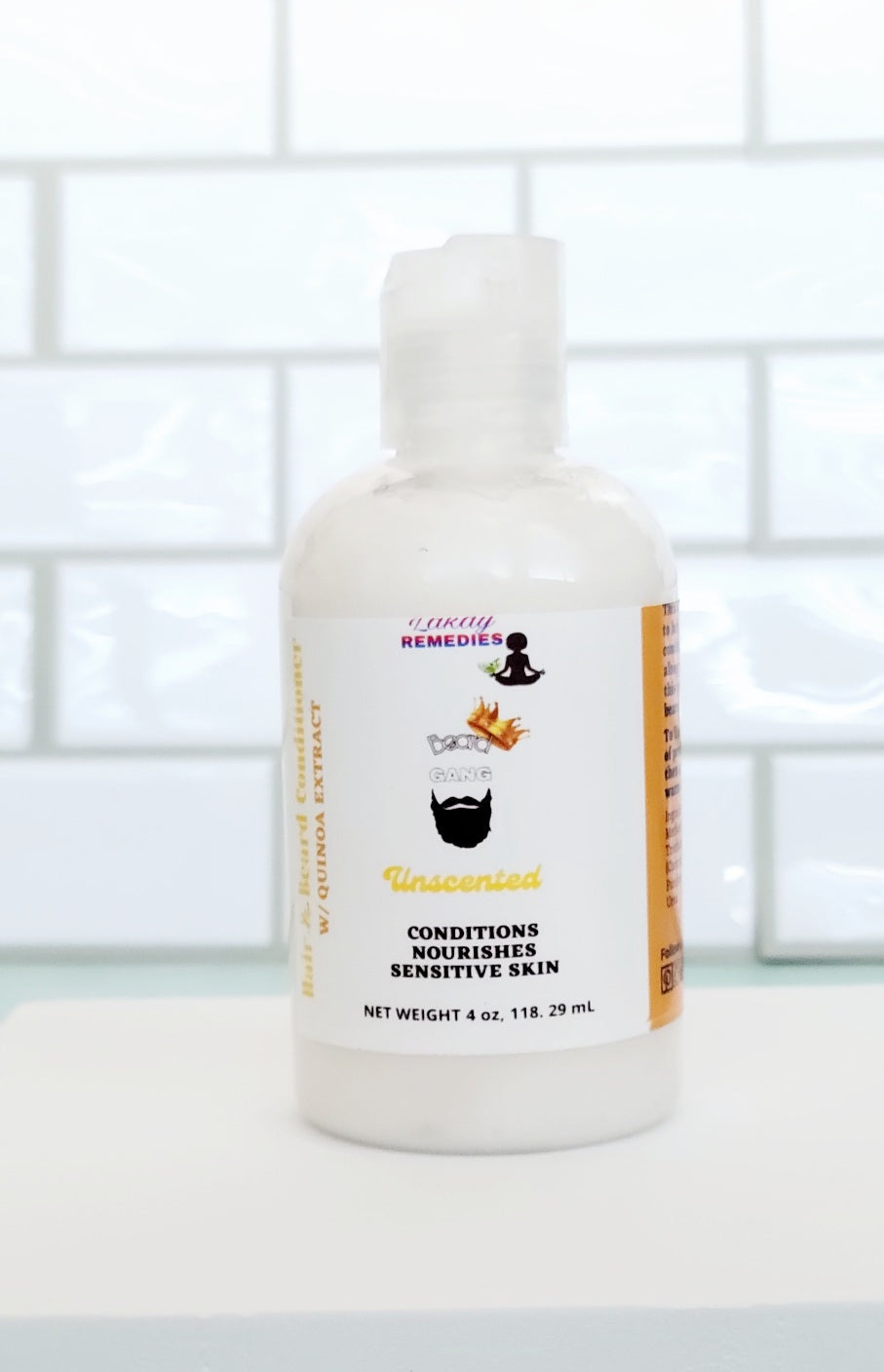 Unscented Beard Gang Moisturizing Hair & Beard Conditioner