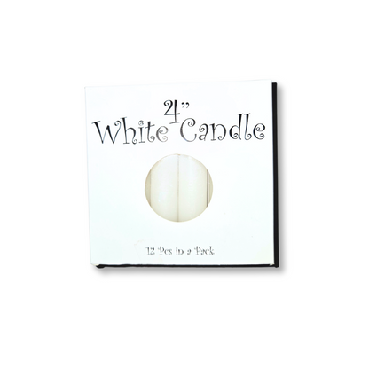 4" White Candle