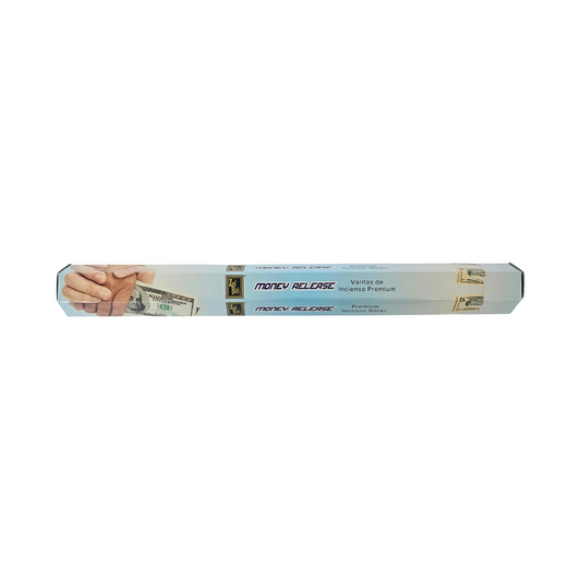 Money release packaging on a white background