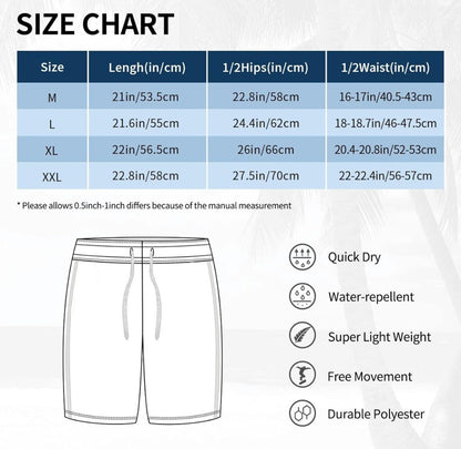 Red 3D Print Men's Haiti Full Crest Flag Shorts