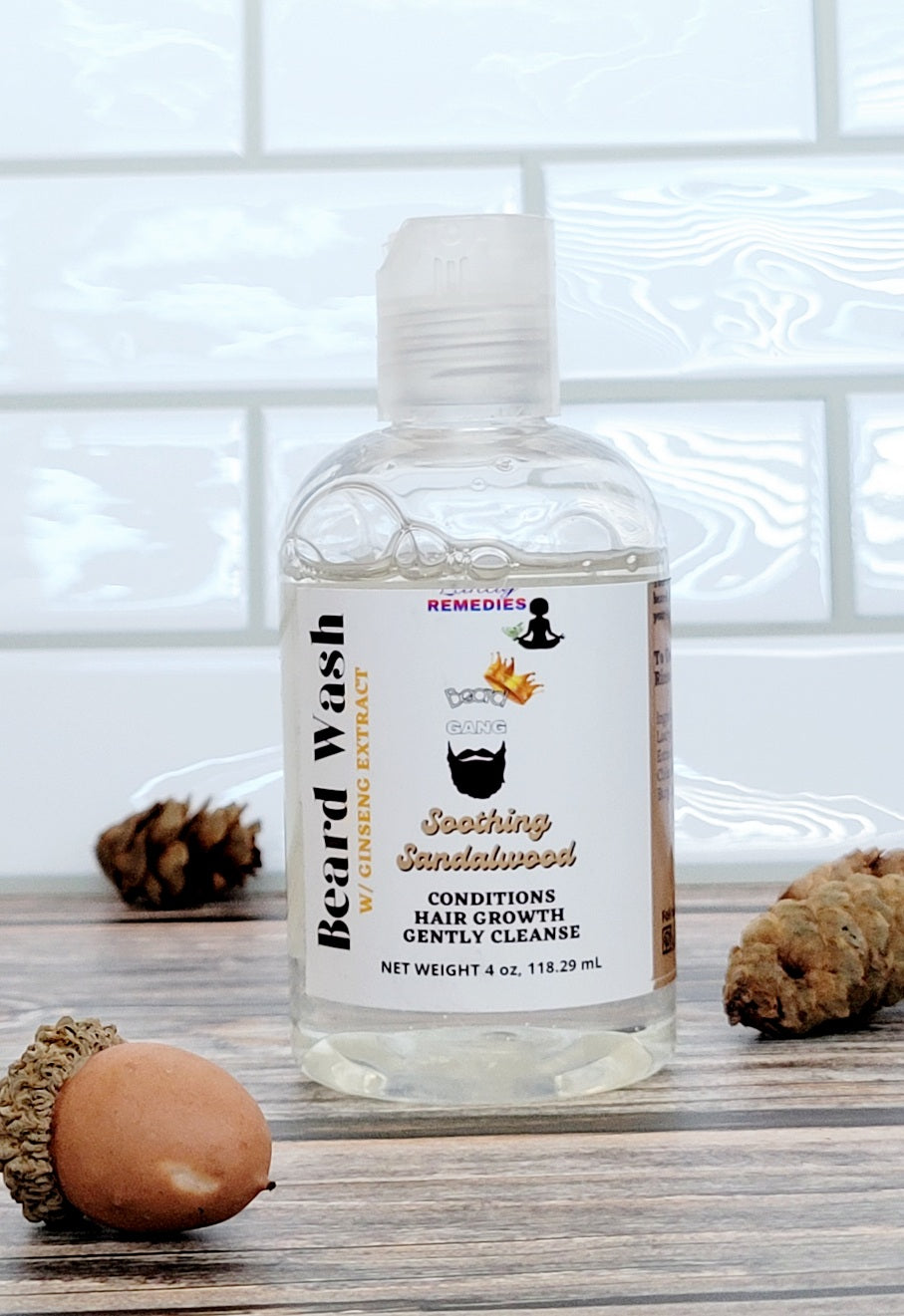 Soothing Sandalwood Beard Gang Moisturizing Shampoo