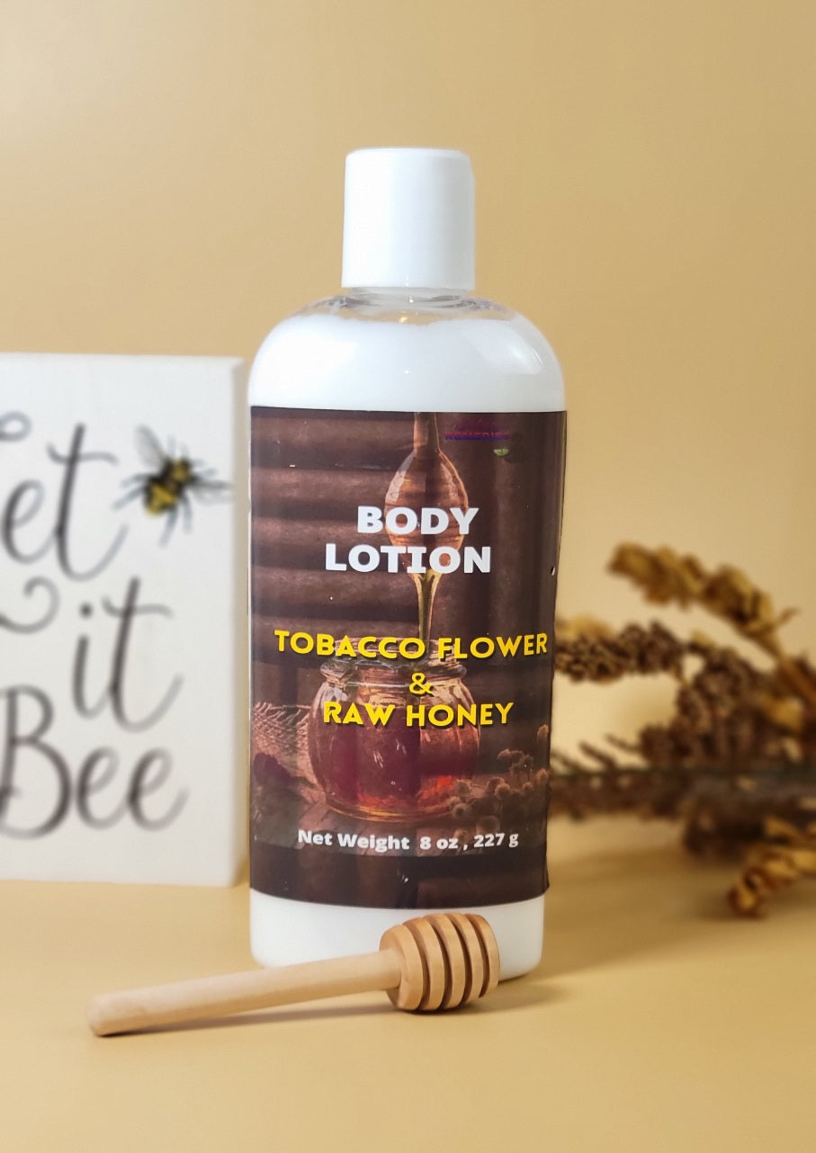 Tobacco Flower & Raw Honey Body Lotion