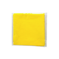 Yellow fabric Spiritual Mouchwa on a white background
