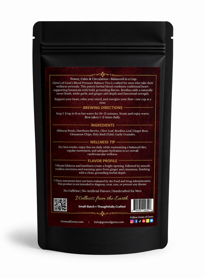 Black packaging with red text and QR code on a white background