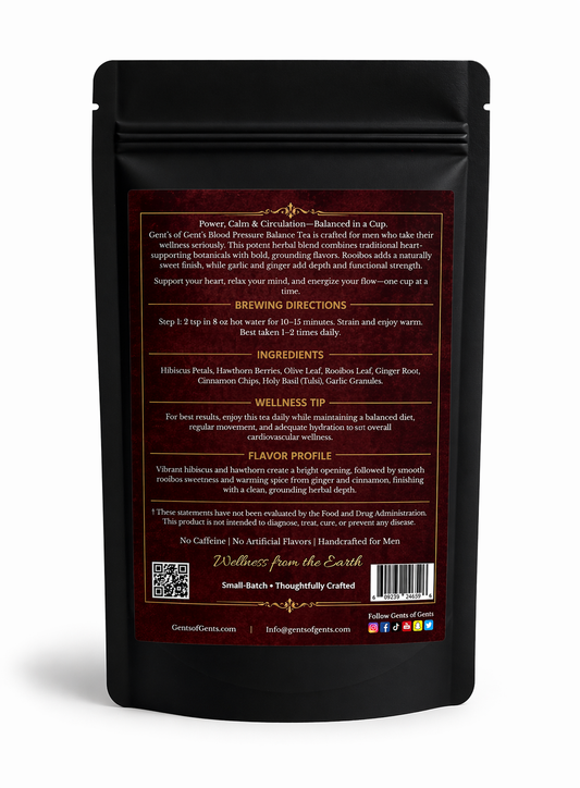 Black packaging with red text and QR code on a white background