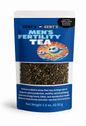 Package of Gent's Men's Fertility Tea with blue label and tea leaves visible.