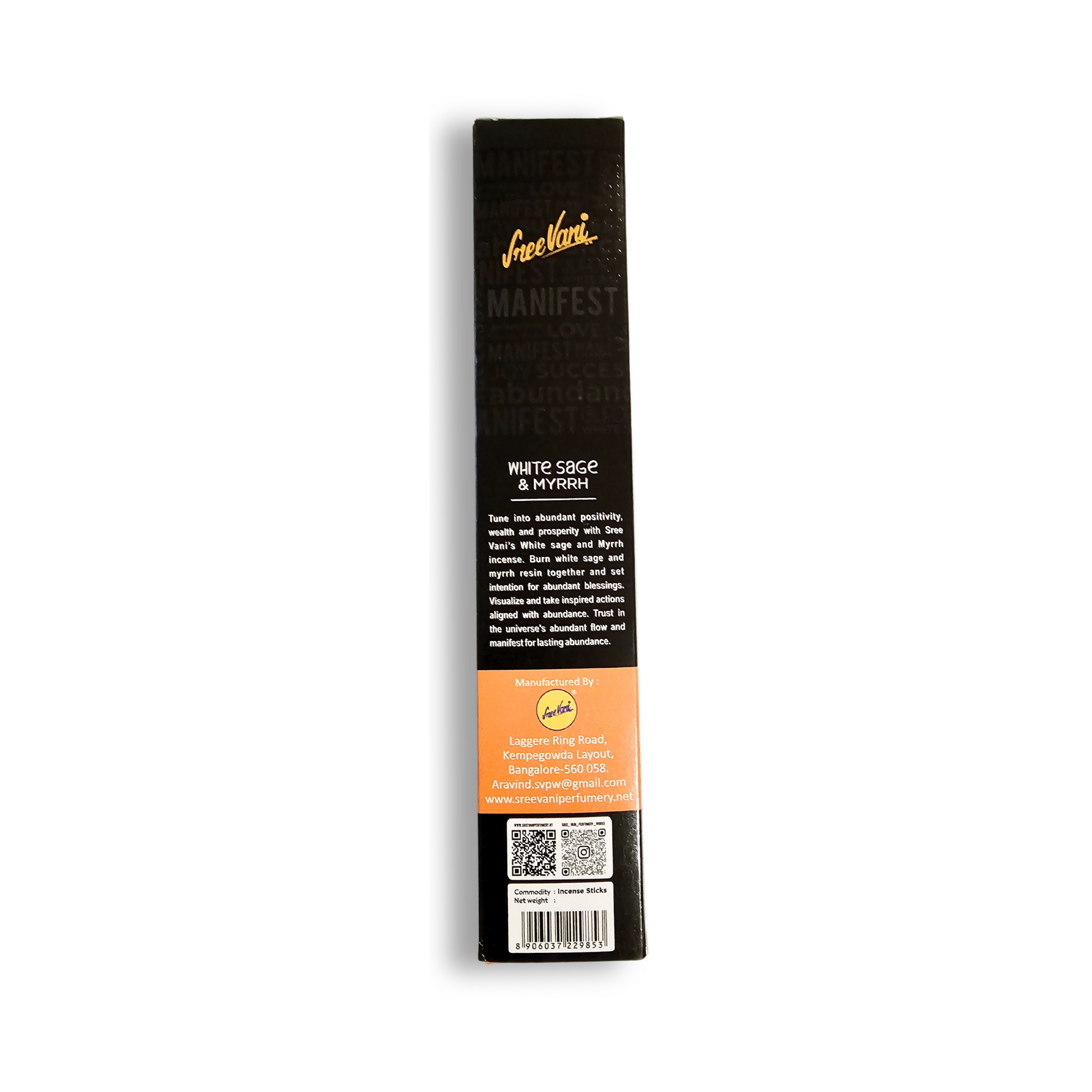 Abundance White Sage & Myrrh Artisanal Incense