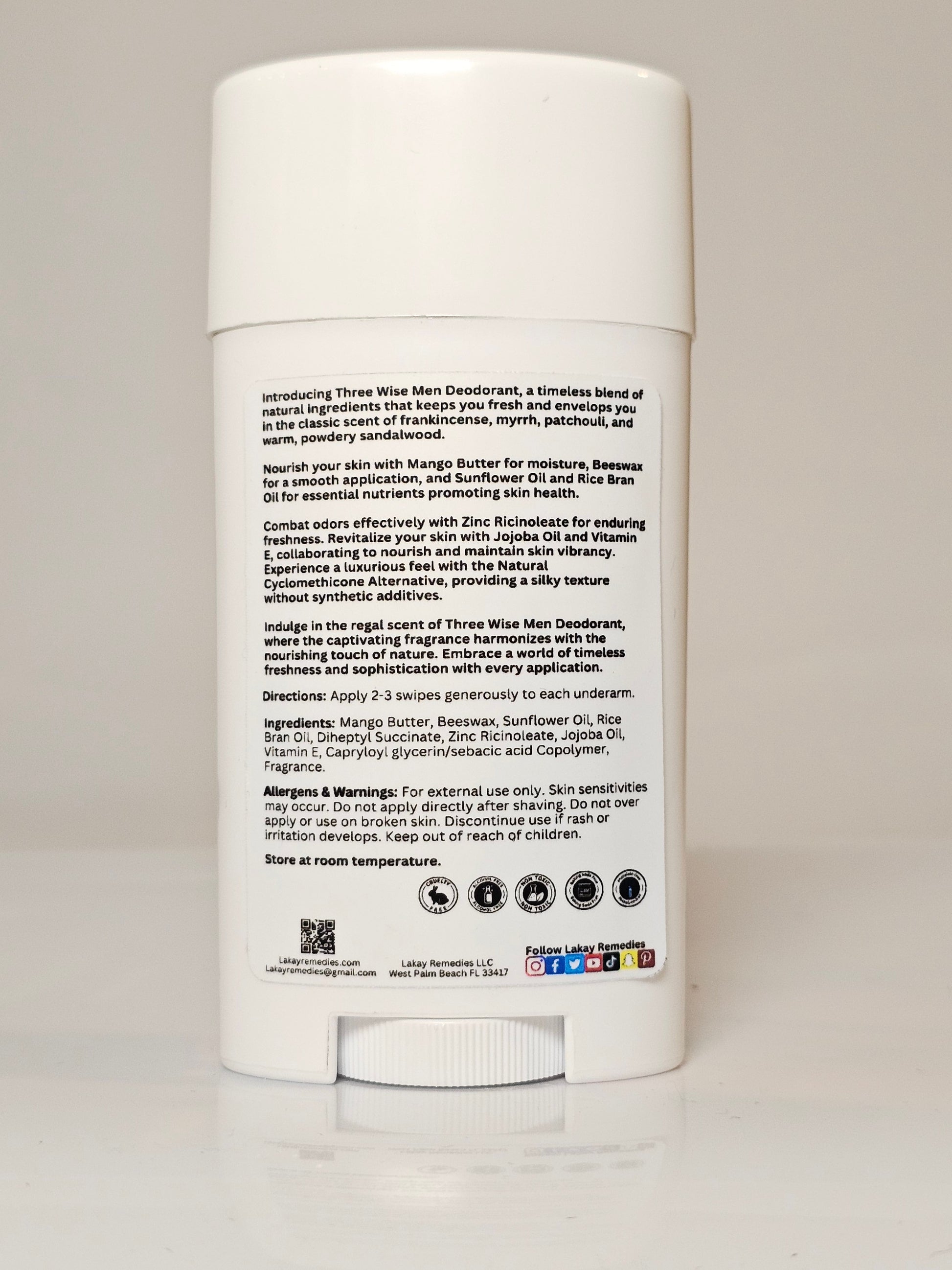 Three Wise Men Natural Deodorant