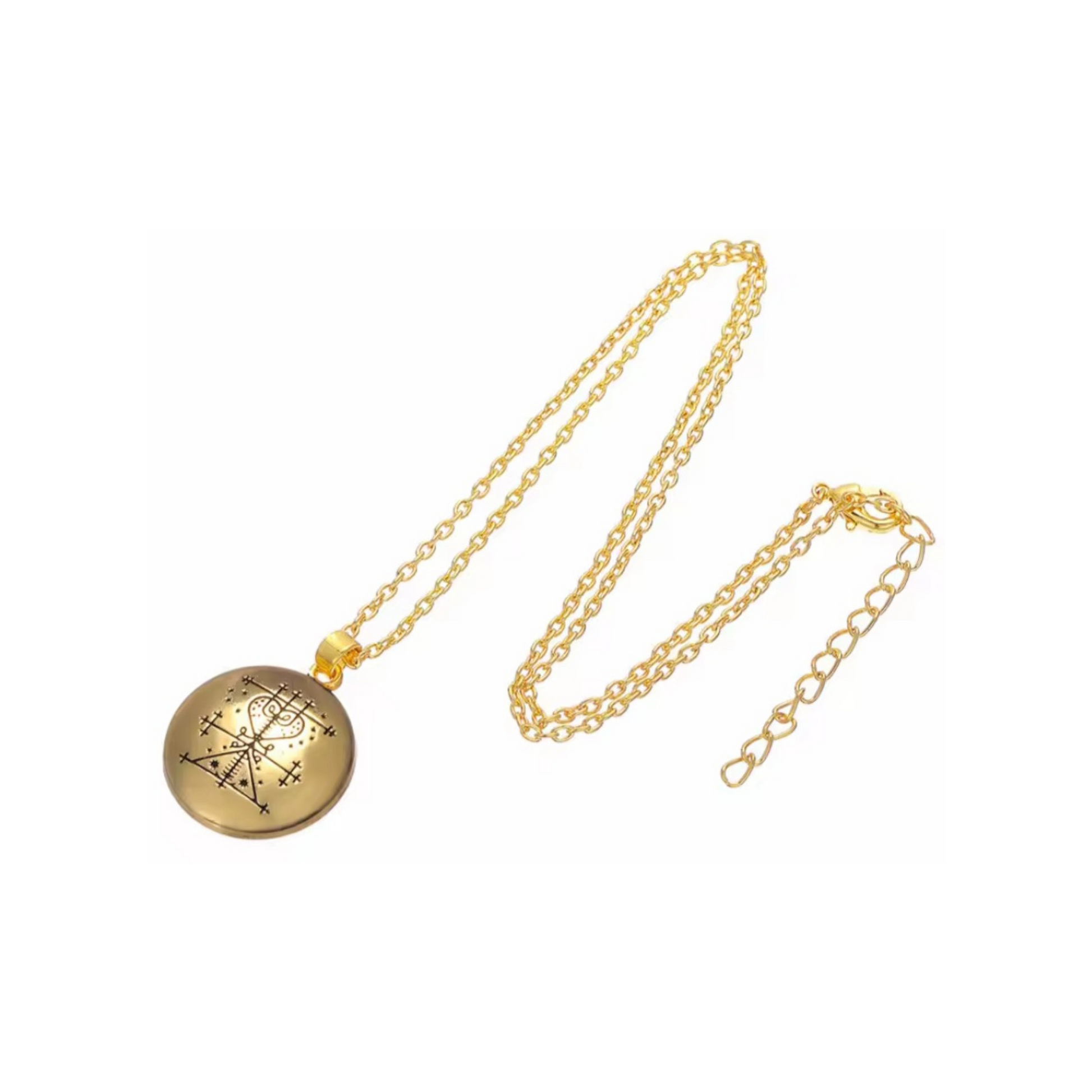 Gold Mama Brigitte Pendant Necklace